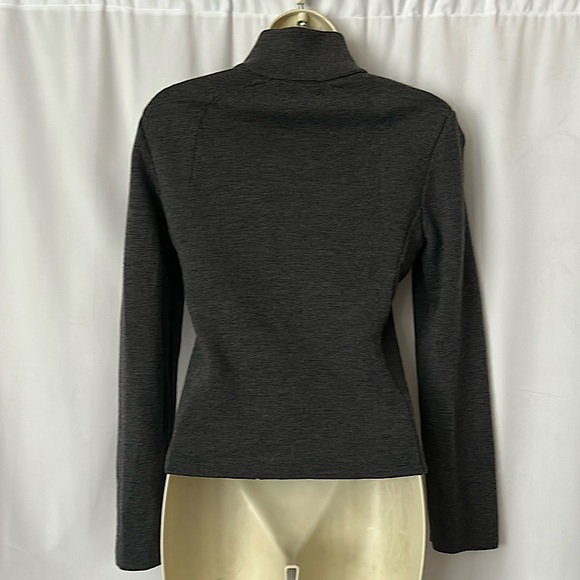 Prada Authenticated Charcoal Gray Wool Zip Up Jacket Coat **Sz 38/US Sz 2**🌺🌺 - Picture 2 of 7